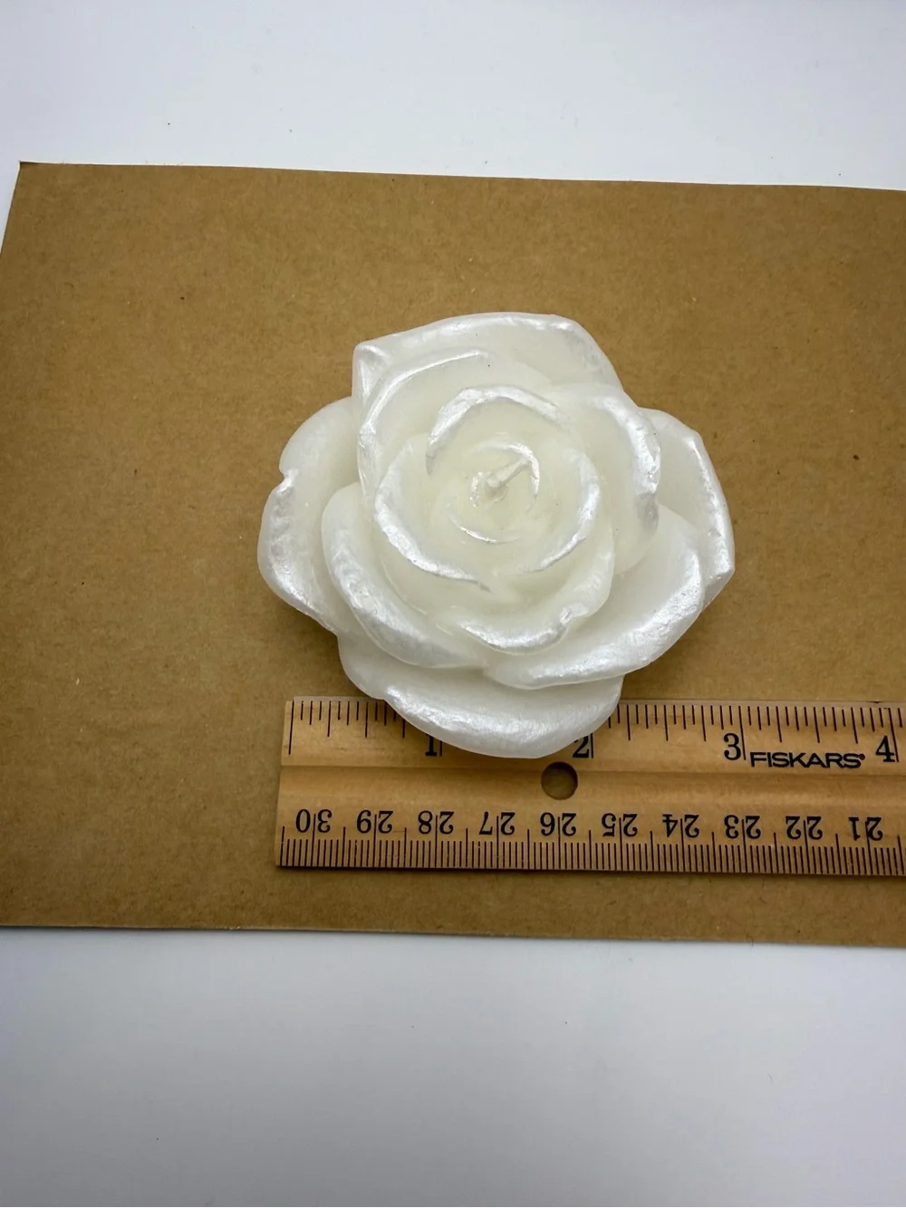 Source Unknown Pearl White Rose Floating Candle Set - 5 Pack